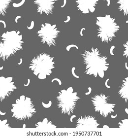 abstract seamless pattern  monochrom grey