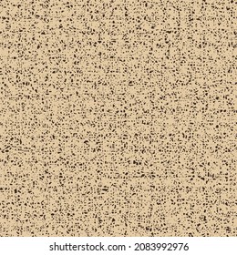 Abstract seamless pattern with monochrome noisy texture in beige and brown colors. Repeating vector background. Suitable for wallpaper design, graphic print for textile, clothes, wrapping paper