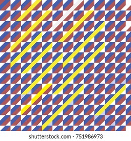 Abstract seamless pattern, mosaic background - Illustration