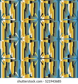 Abstract seamless pattern. Mosaic modern vector background.