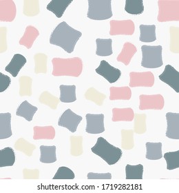 Abstract Seamless Pattern with Multicolored Rectangles Vector Image
