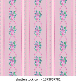 Resumen de un patrón sin fisuras con flores ingenuas. En verano, el fondo floral de moda es minimalista, de estilo retro. Para textiles, papel pintado, superficie, impresión, envoltura de regalo, reserva de chatarra, desconexión