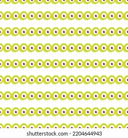 Abstract seamless pattern with nature shapes