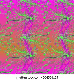 Abstract seamless pattern for new design work with handmade doodle. Zentangle inspired art style.