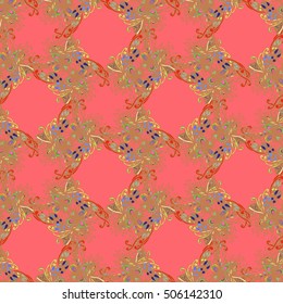 Abstract seamless pattern for new design work with handmade doodle. Zentangle inspired art style.