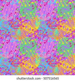 Abstract seamless pattern for new design work with handmade doodle. Zentangle inspired art style.