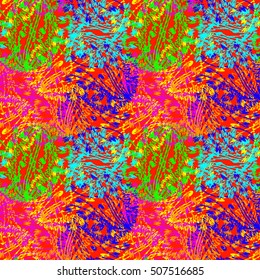 Abstract seamless pattern for new design work with handmade doodle. Zentangle inspired art style.