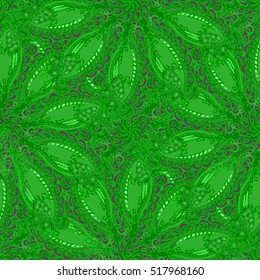 Abstract seamless pattern for new design work with handmade doodle. Zentangle inspired art style.