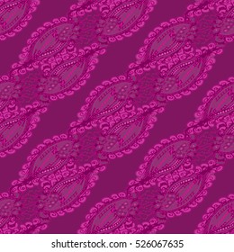 Abstract seamless pattern for new design work with handmade doodle. Zentangle inspired art style.