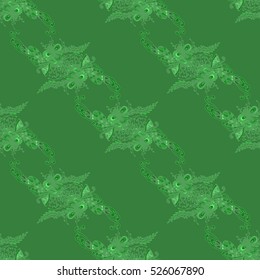 Abstract seamless pattern for new design work with handmade doodle. Zentangle inspired art style.