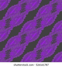 Abstract seamless pattern for new design work with handmade doodle. Zentangle inspired art style.