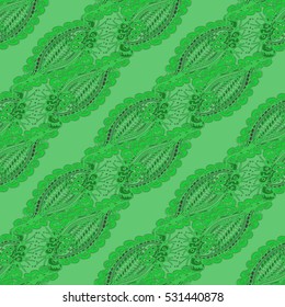 Abstract seamless pattern for new design work with handmade doodle. Zentangle inspired art style.