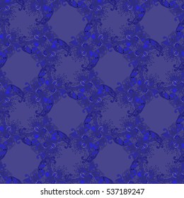 Abstract seamless pattern for new design work with handmade doodle. Zentangle inspired art style.