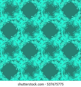 Abstract seamless pattern for new design work with handmade doodle. Zentangle inspired art style.