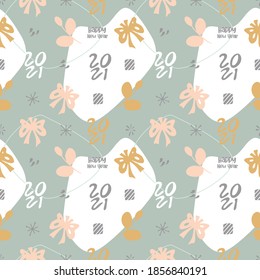 abstract seamless pattern new year