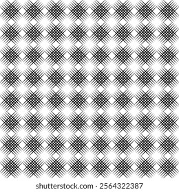 Abstract Seamless pattern with oblique black segments. Geometric linen texture graphic Design. vector illustration