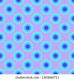 Abstract seamless pattern on the light violet background