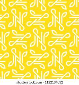abstract seamless pattern on a plant theme