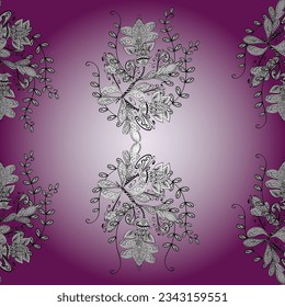 Abstract seamless pattern on pleasant colors with bright flowers. Elegant vector texture with floral elements. Cute floral pattern in the small flower.