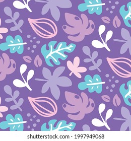 Abstract seamless pattern on vibrant background.