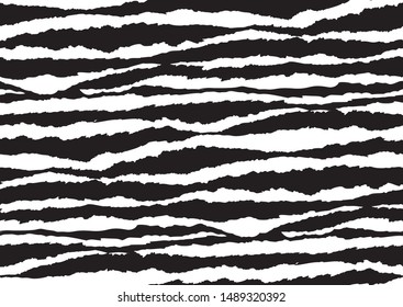 Abstract seamless pattern on white background. Tiger skin vector illustration background. Seamless wild pattern. Trendy fashion print background.