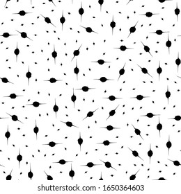 
Abstract seamless pattern on a white background. Theme of stars. Modern gift card background, textile, wall poster, poster template, web page, book cover,  posts on social networks. Vector.