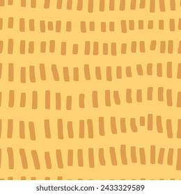 Abstract seamless pattern on yellow background