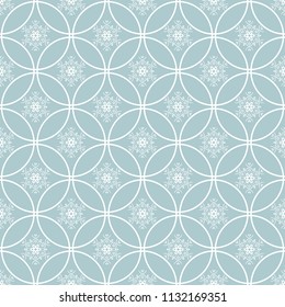 Abstract seamless pattern of opal green color for wallpapers and background.
