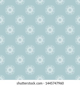 Abstract seamless pattern of opal green color for wallpapers and background.