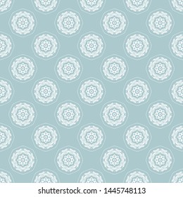 Abstract seamless pattern of opal green color for wallpapers and background.
