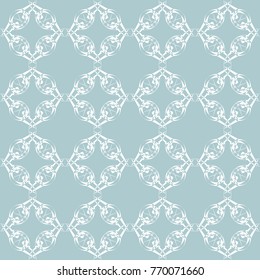 Abstract seamless pattern of opal green color for wallpapers and background.
