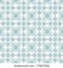 Abstract seamless pattern of opal green color for wallpapers and background.
