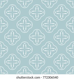 Abstract seamless pattern of opal green color for wallpapers and background.