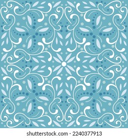 Abstract seamless pattern with openwork ornament. Floral ornamental texture. Decorative arabic vector pattern. Vintage mosaic for design tile, card, invitation, wallpaper, wrapping paper, fabric