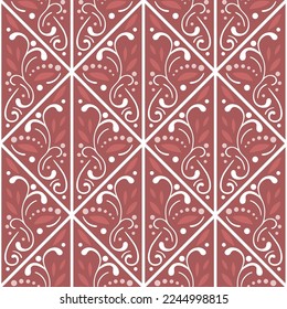 Abstract seamless pattern with openwork ornament. Floral ornamental texture. Decorative arabic vector pattern. Vintage mosaic for design tile, card, invitation, wallpaper, wrapping paper, fabric