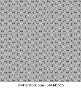 Abstract Seamless Pattern with Optical Illusion.Vector Background.