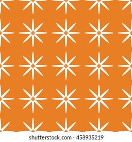 Abstract seamless pattern of orange color for wallpapers and background.