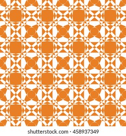 Abstract seamless pattern of orange color for wallpapers and background.