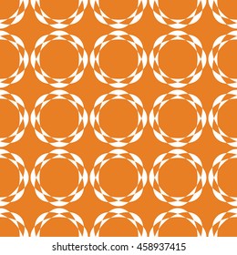 Abstract seamless pattern of orange color for wallpapers and background.