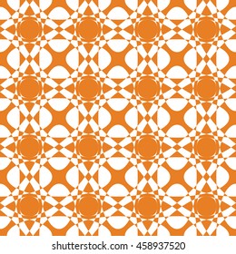 Abstract seamless pattern of orange color for wallpapers and background.