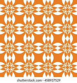 Abstract seamless pattern of orange color for wallpapers and background.