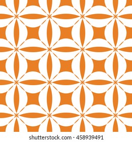 Abstract seamless pattern of orange color for wallpapers and background.
