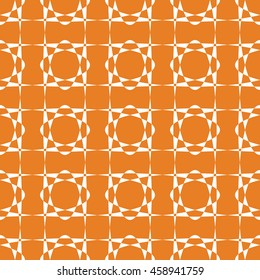 Abstract seamless pattern of orange color for wallpapers and background.