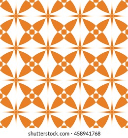 Abstract seamless pattern of orange color for wallpapers and background.