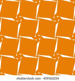 Abstract seamless pattern of orange color for wallpapers and background.