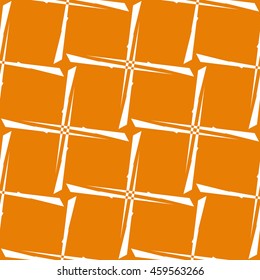 Abstract seamless pattern of orange color for wallpapers and background.