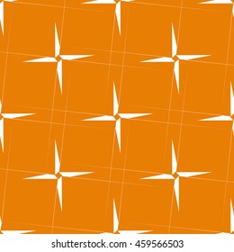 Abstract seamless pattern of orange color for wallpapers and background.