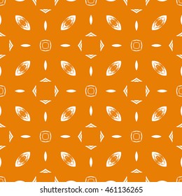 Abstract seamless pattern of orange color for wallpapers and background.