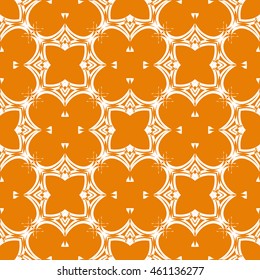 Abstract seamless pattern of orange color for wallpapers and background.