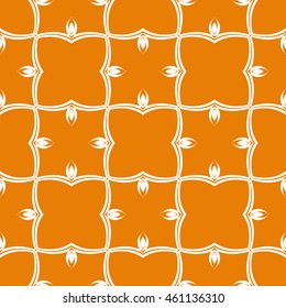 Abstract seamless pattern of orange color for wallpapers and background.